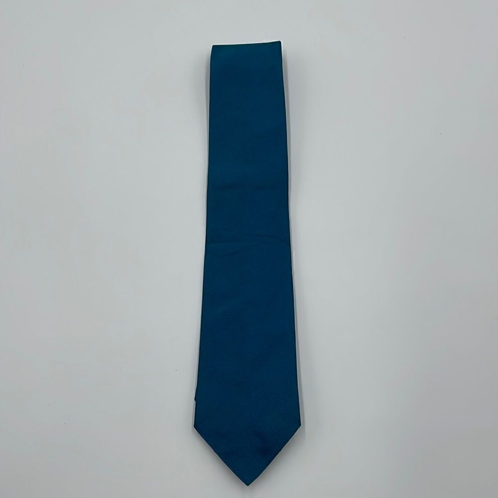 Teal 100% silk soloio necktie